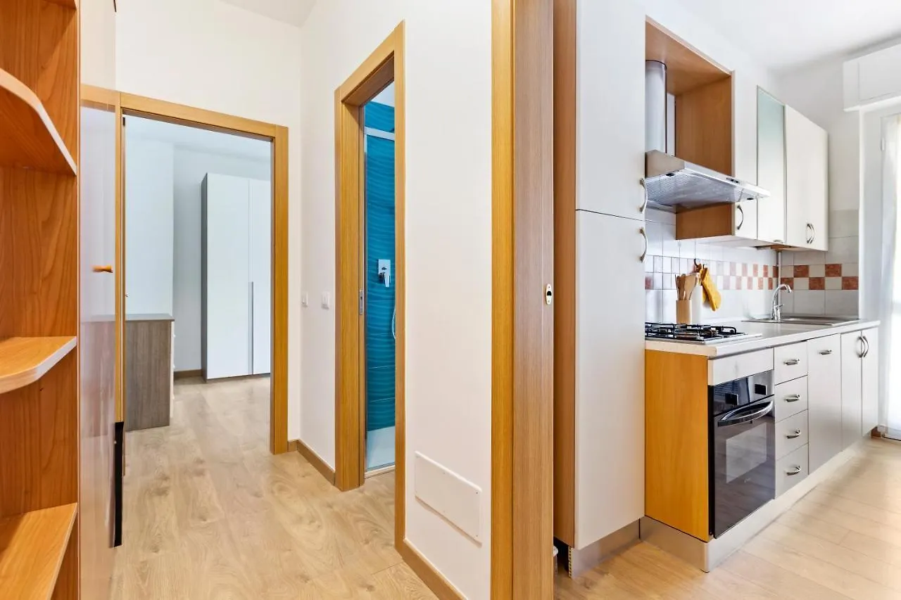 Red Subway Line Modern Flat Apartment Milan